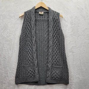 Carraig Donn womens Sleeveless Cardigan Sweater Small